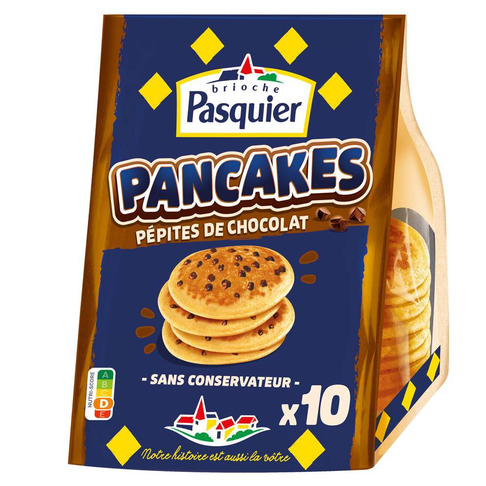 Pasquier - Pancakes pepites de chocolat (10 pièces)