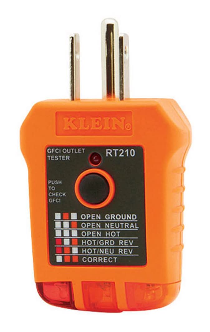 Klein Tools Led Gfci Receptacle Tester 1 Pk