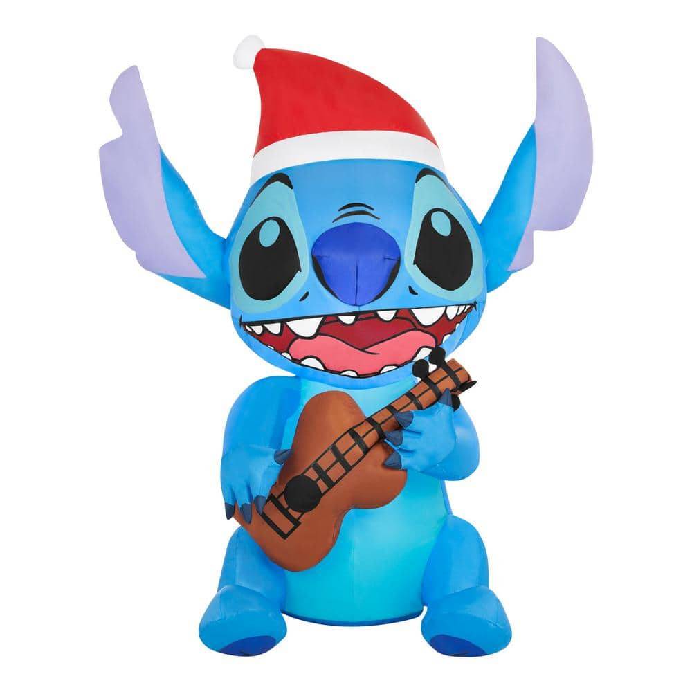 3 Ft. Led Stitch With Ukulele Christmas Airblown® Inflatable