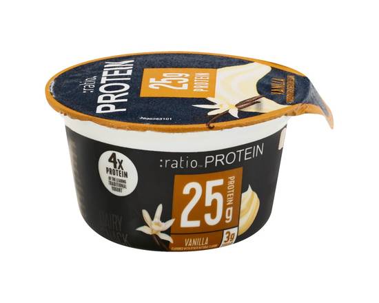 :Ratio · 4X Protein Vanilla Flavored Dairy Snack (5.3 oz)