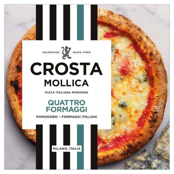 Crosta & Mollica - Pizza aux quatre fromages tomates et fromages issus du terroir italie (423g)