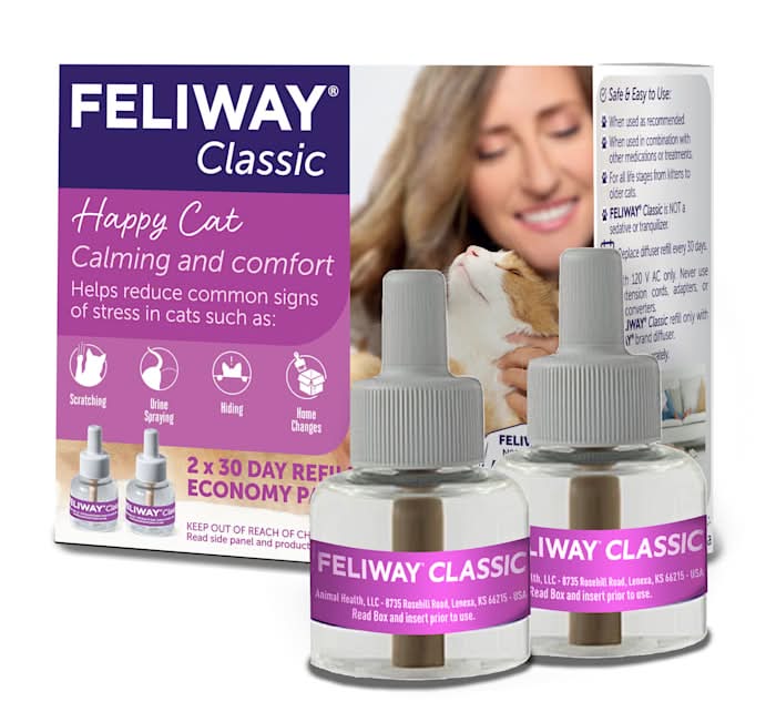 Feliway 30 Day Diffuser Refill for Cats, Pack of 2