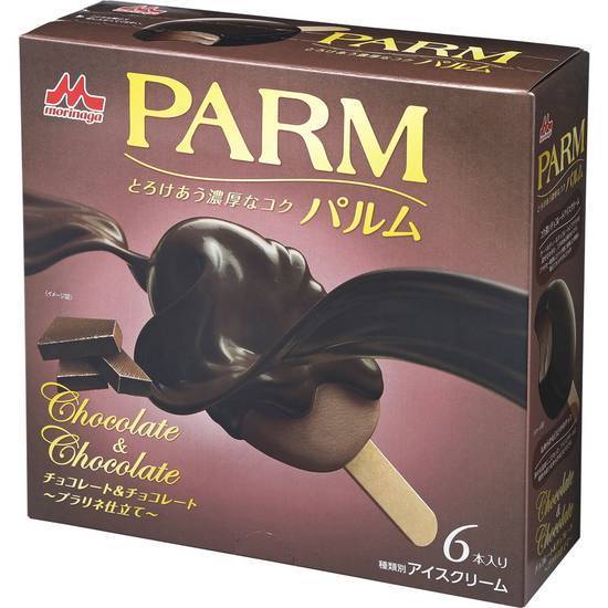 森永乳業 パルム - チョコレート＆チョコレート厳選カカオ仕立て (55mL x 6)