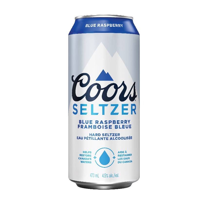 Coors Seltzer Blue Raspberry Beer (473 mL)