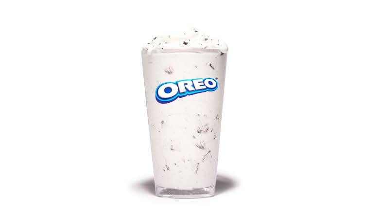 Regular Shake made with OREO® 610 cals