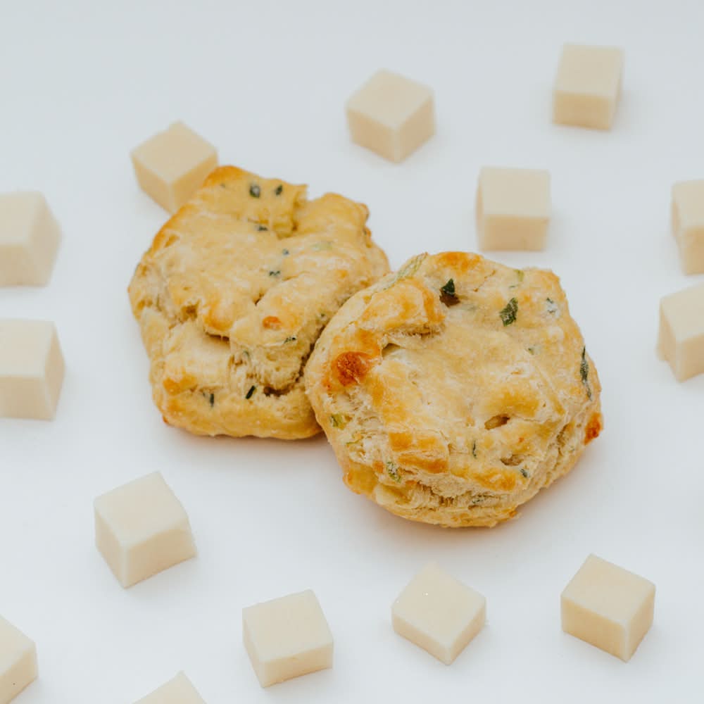 Cheddar Butter Scones With Green Onions