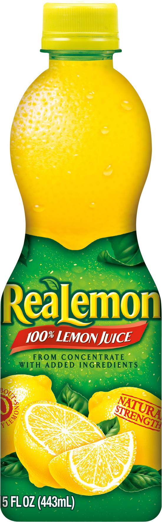 Realemon 100% Lemon Juice (15 fl oz)