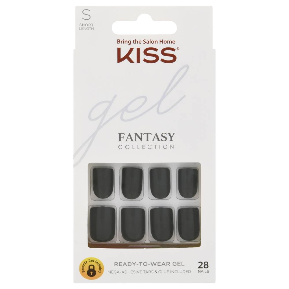 Kiss Fantasy Collection Short Length Gel Nail (24 ct)