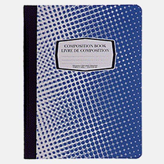 # Livre de composition styles assortis (180p.,90 feuilles, 55gsm, 7.5"x9.75")
