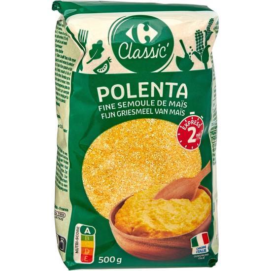 Carrefour Classic' - Polenta fine semoule de maïs
