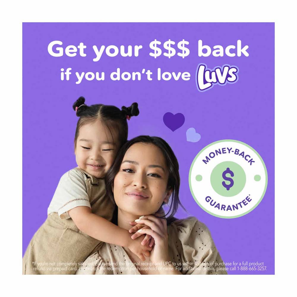 Luvs Bluey Platinum Protection Baby Diapers, 8 (16 ct)