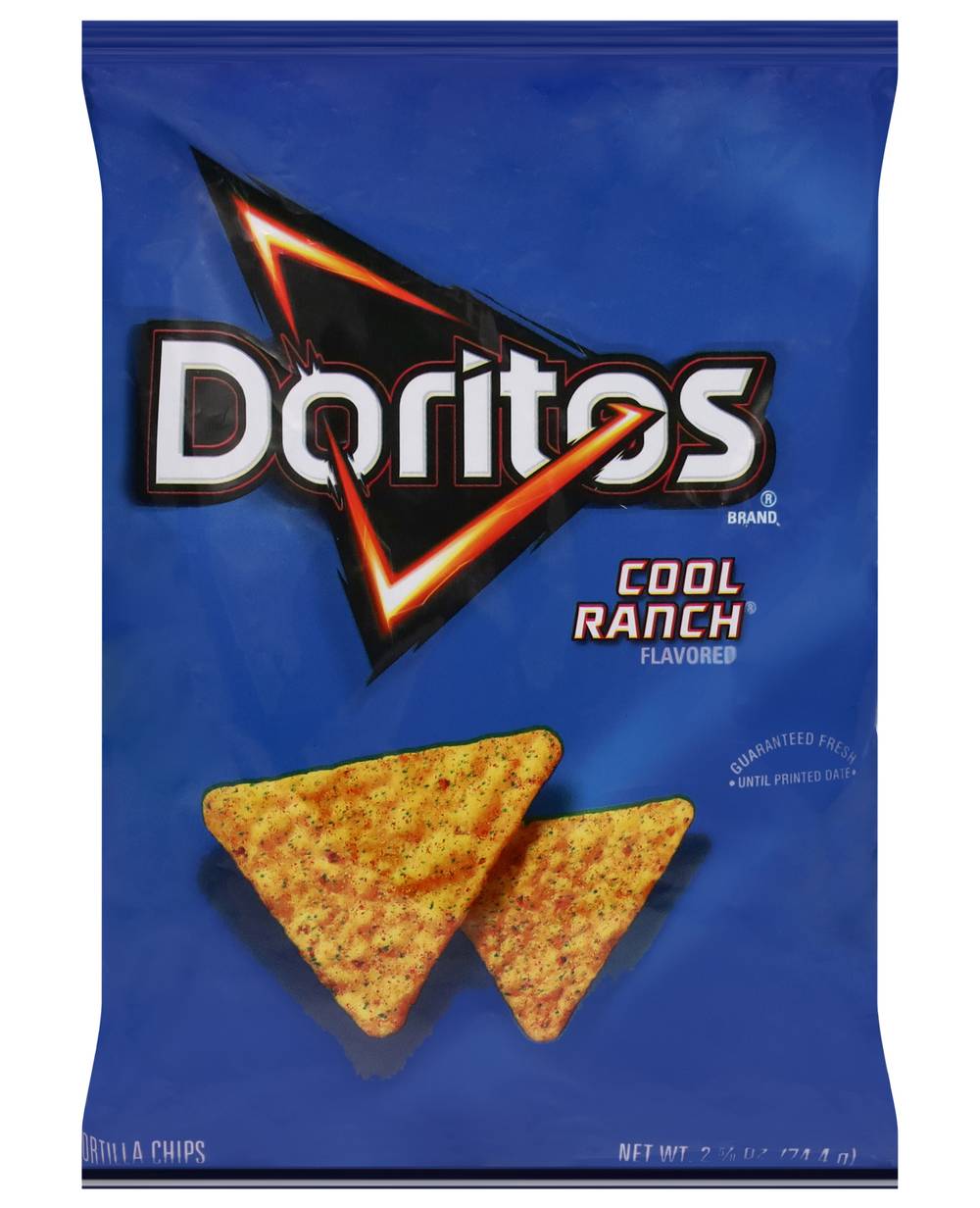 Doritos Tortilla Chips, Cool Ranch (2.62 oz)