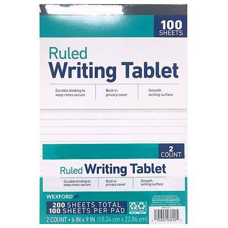 Wexford Ruled Writing Tablet - 2.0 EA