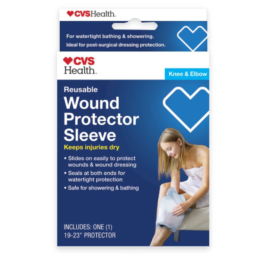 Cvs Health Reusable Wound Protector Sleeve For Knee & Elbow (19-23")