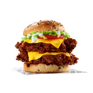Double Dunked Burger