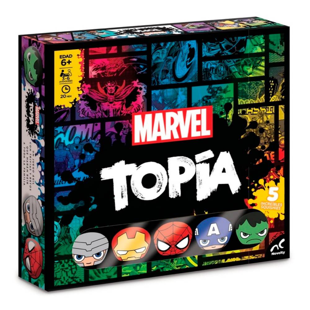 Novelty juego marvel topía (1 pieza)