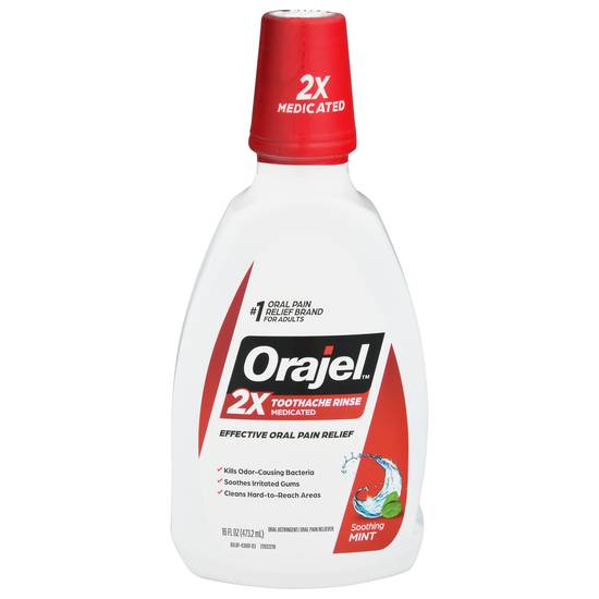 Orajel Medicated Toothache Rinse