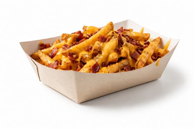 Frites + Cheddar + Bacon Halal 🥓