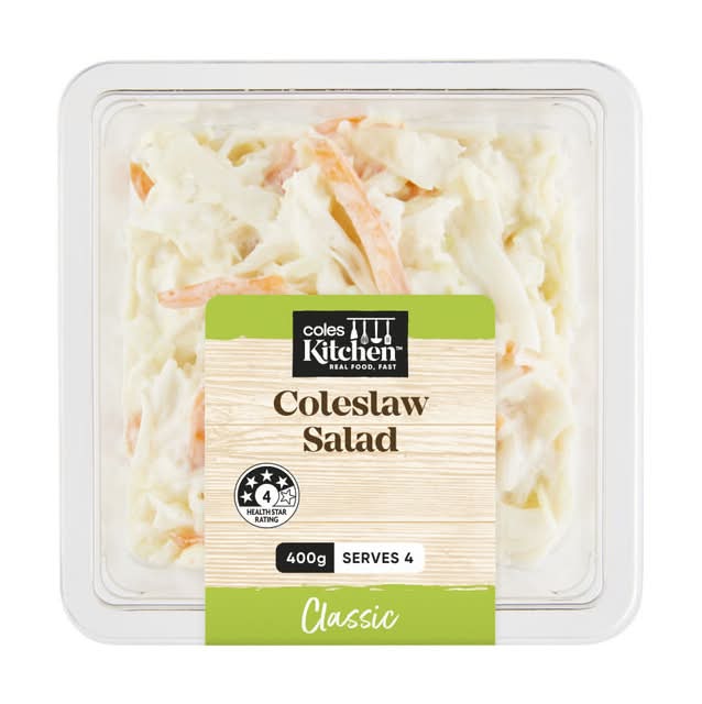 Coles Kitchen Classic Coleslaw Salad 400g