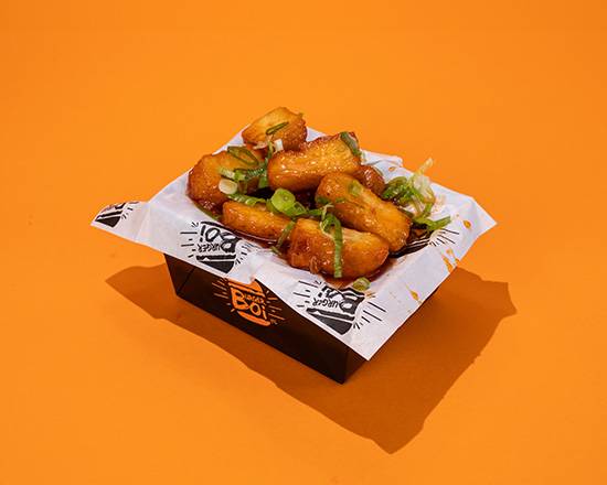 Hot Honey Halloumi Bites