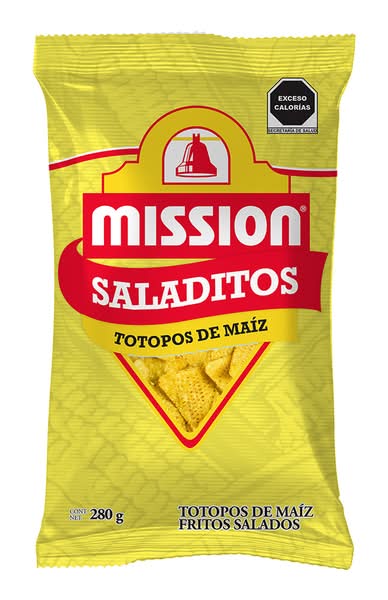 Mission · Totopos de maíz saladitos (280 g)