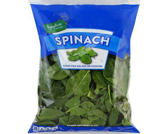 Order Signature Farms · Spinach (8 oz) food online from Safeway store, Eureka on bringmethat.com