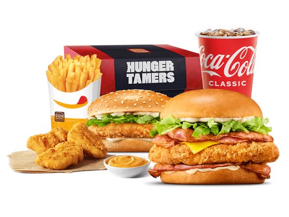 Large Baconator Jack's Fried Chicken Hunger Tamers