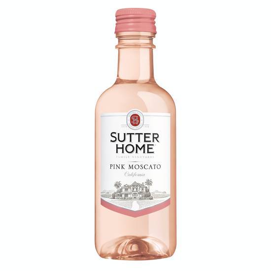 Sutter Home Pink Moscato Pink Wine (4x 187ml plastic bottles)