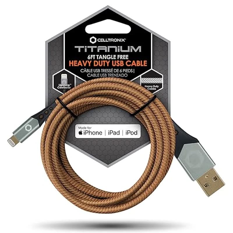 Celltronix Titanium Heavy Duty Type C-Lightning Cable