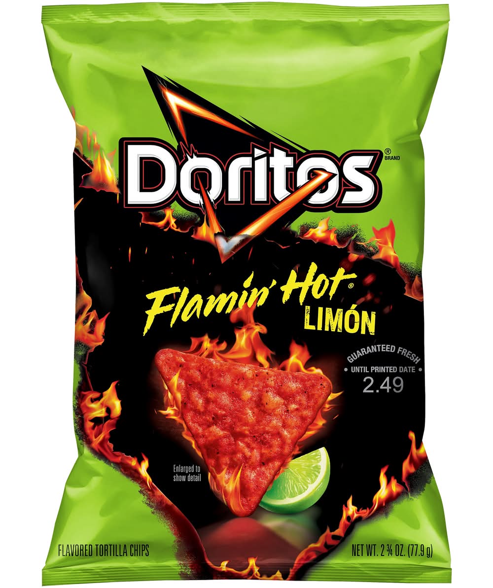 Doritos Tortilla Chips, Flamin' Hot Limon (2.75 oz)
