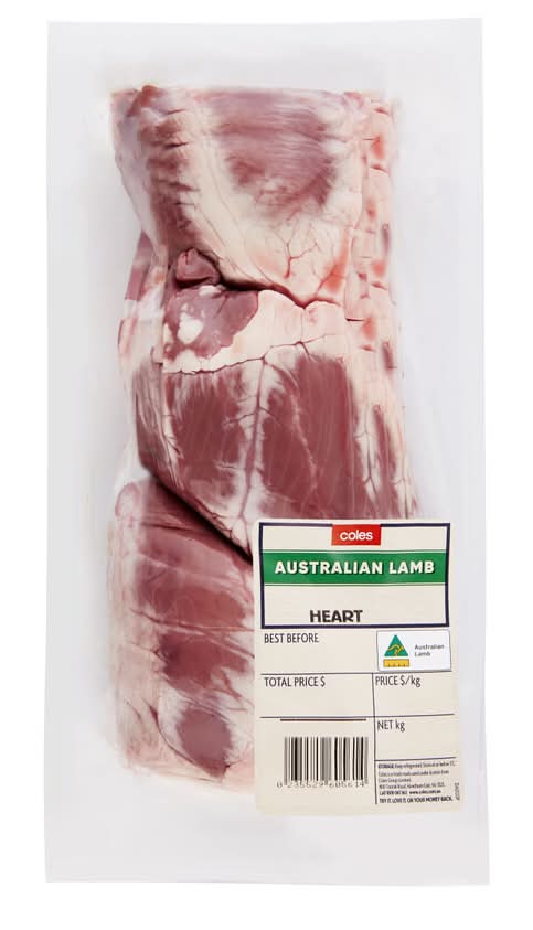 Coles Lamb Hearts approx. 530g