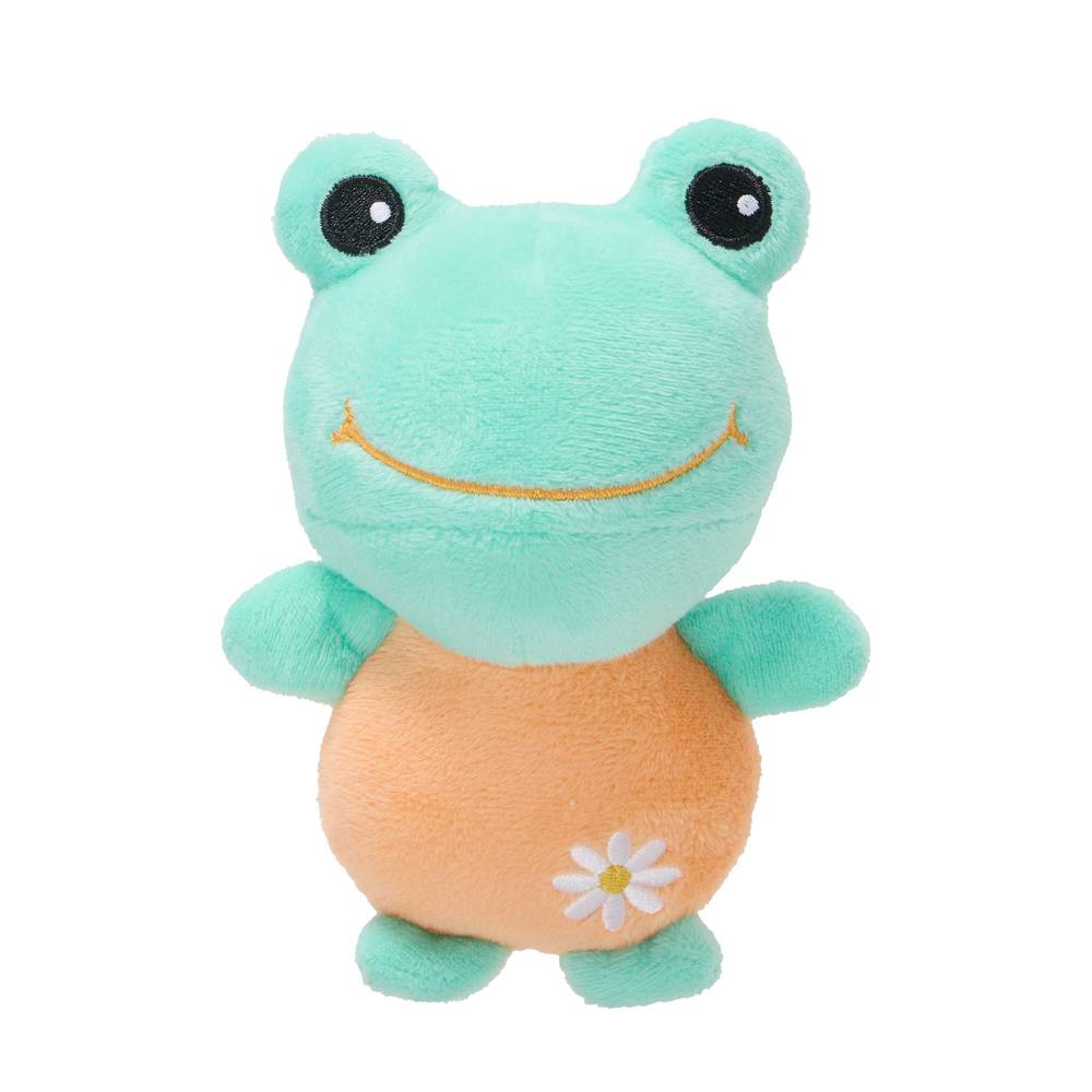 Joyhound Plush Bin Frog Dog Toy (Color: Green)