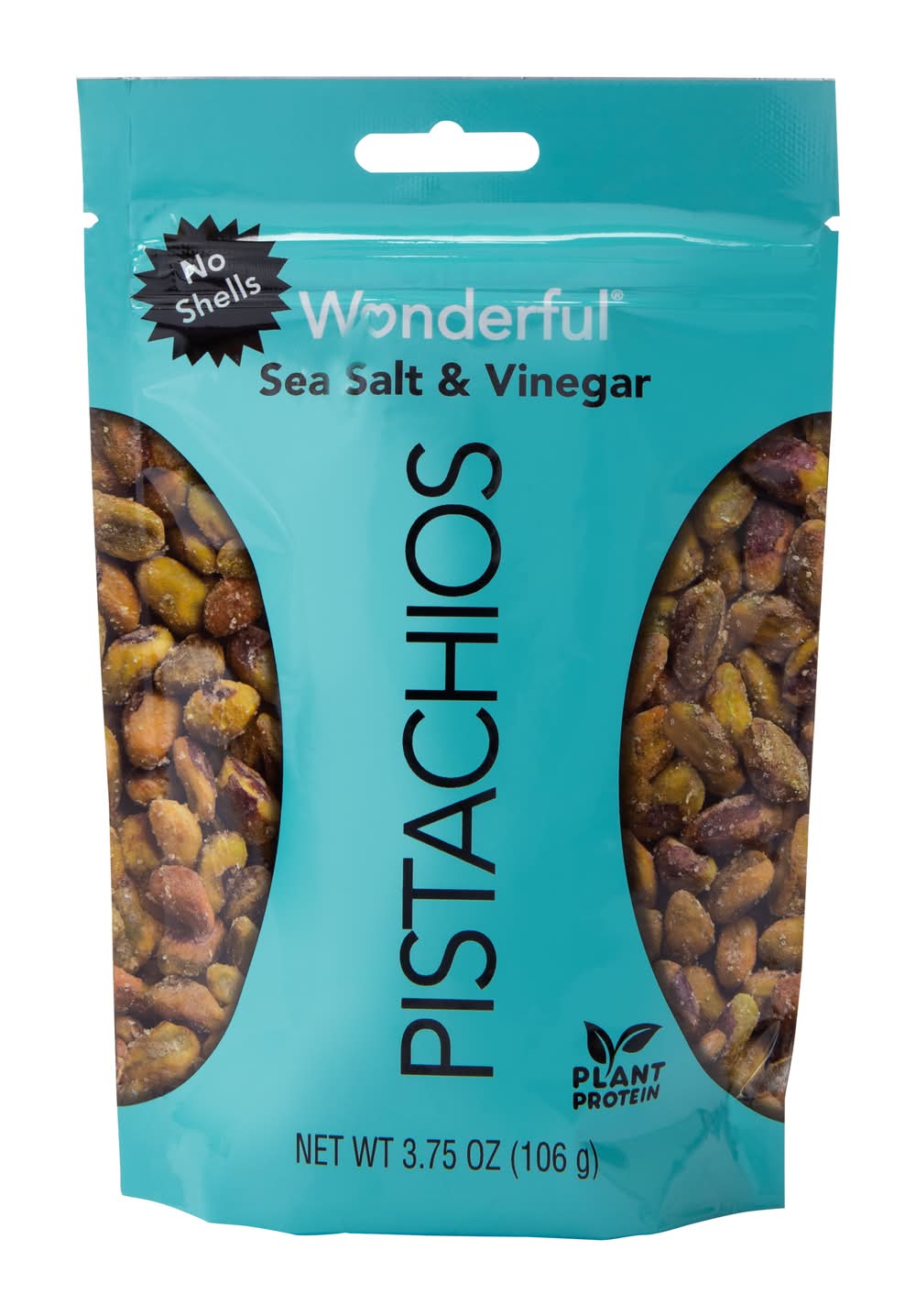 Wonderful® Sea Salt & Vinegar Pistachios, No Shells 3.75oz