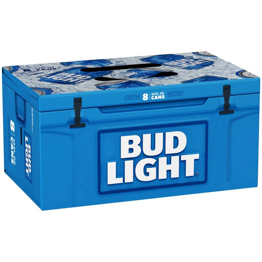 Bud Light Beer Cans, 16 fl oz - 8 ct