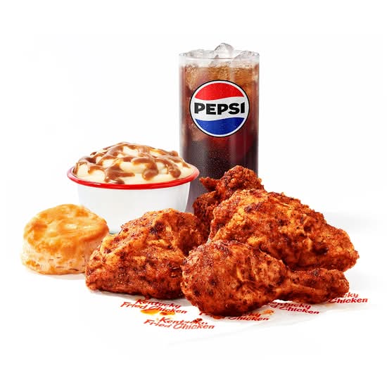 Nashville Hot 4 pc. Chicken Combo