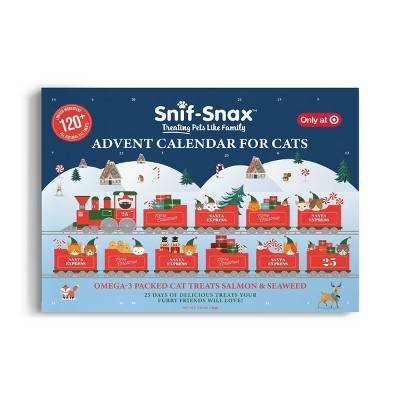 Snif-Snax Christmas Advent Calendar Chewy Cat Treat (5.11 oz)