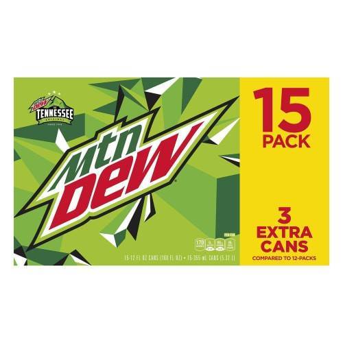 Mountain Dew (12 oz) (Can) (15-Pack)