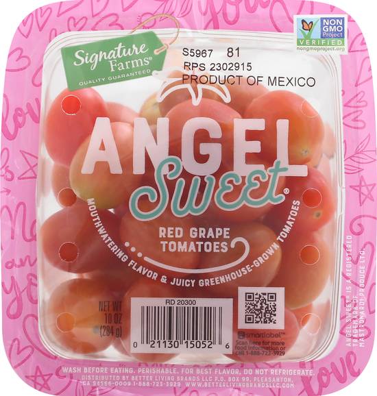 Signature Farms Angel Sweet Red Cherry Tomatoes (10 oz)