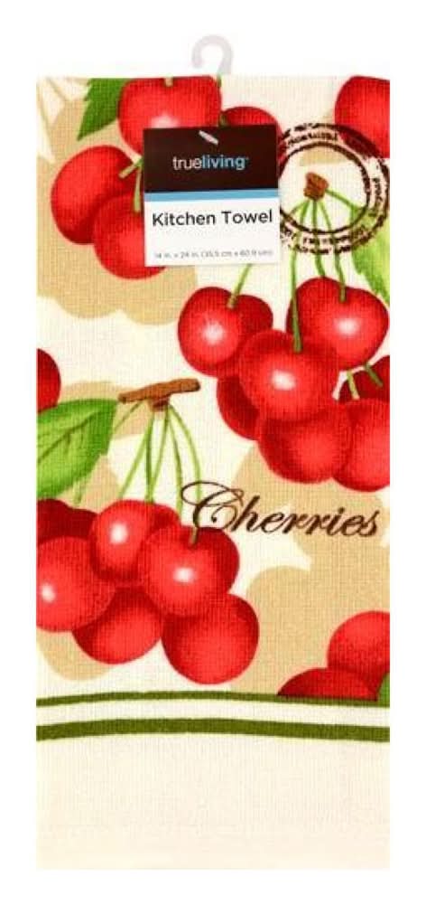 Trueliving Printed Kitchen Towel Cherries