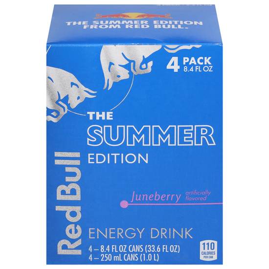 Red Bull Summer Edition Juneberry Energy Drink (4x 250ml cans)