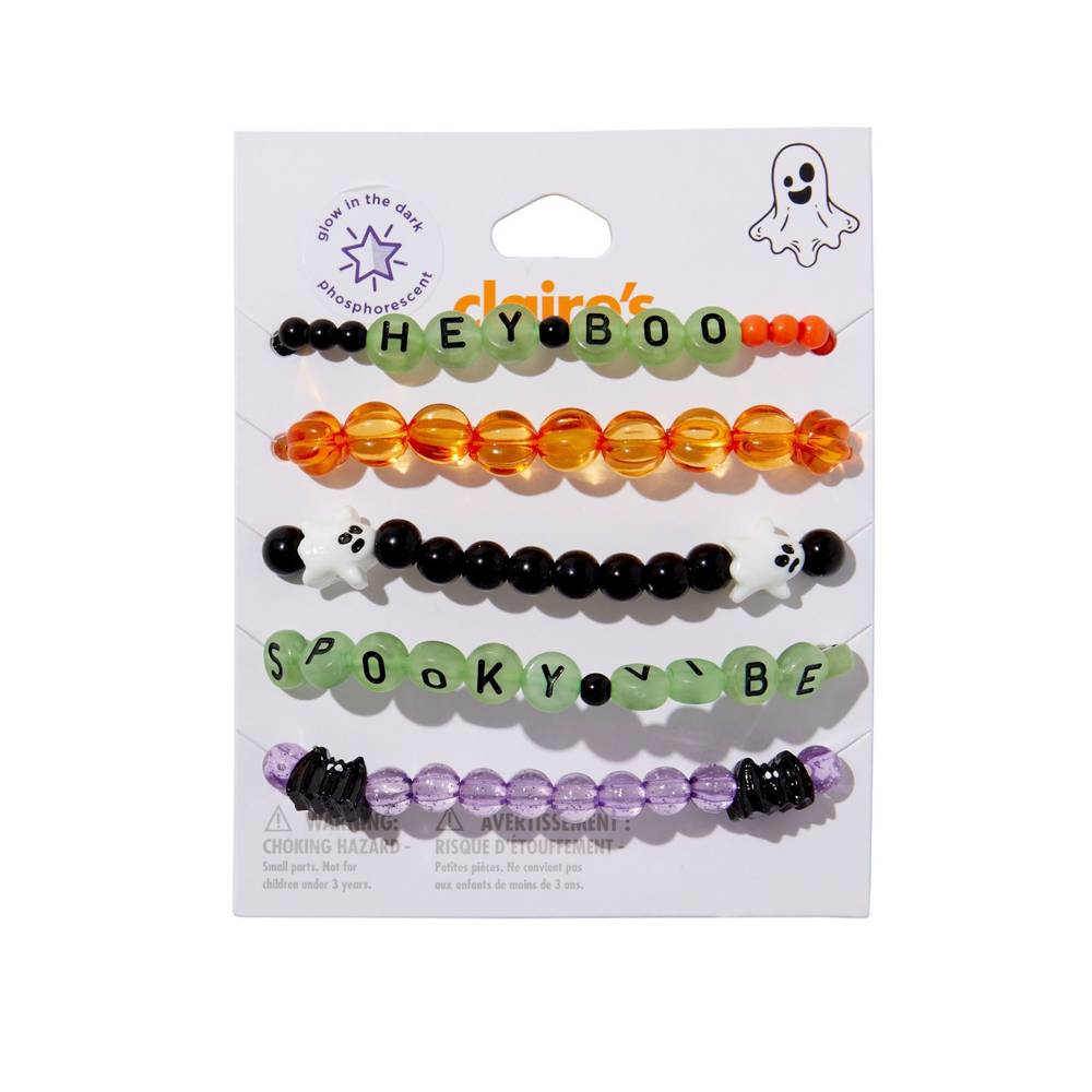 Claire'S Halloween Bracelets, 5 Ct