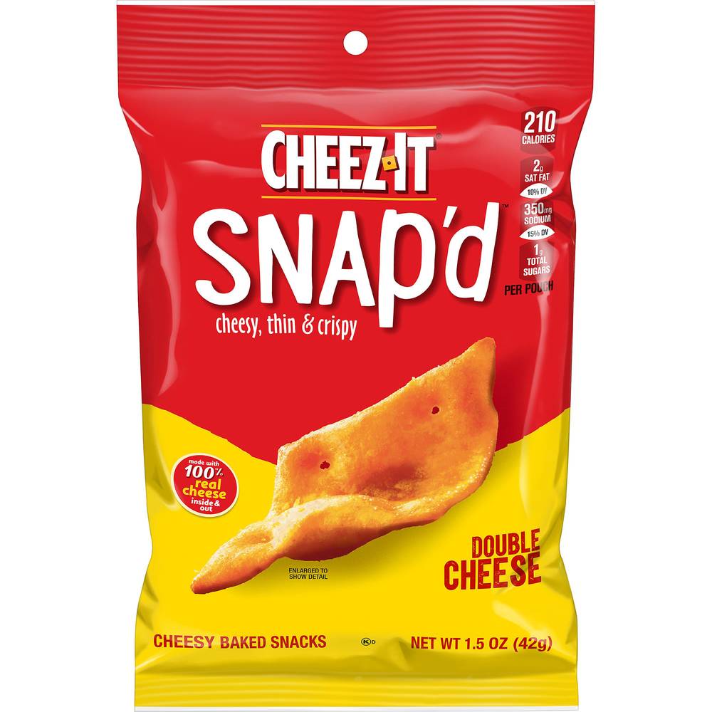 Cheez-It Snap'd Double Cheese Crackers (1.5 oz)