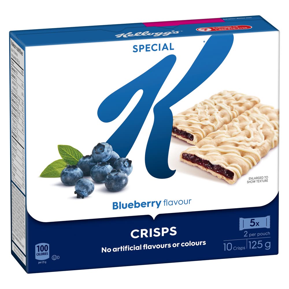 Special K Fruit Crisps, Blueberry Flavour 10 Bars (125 g)
