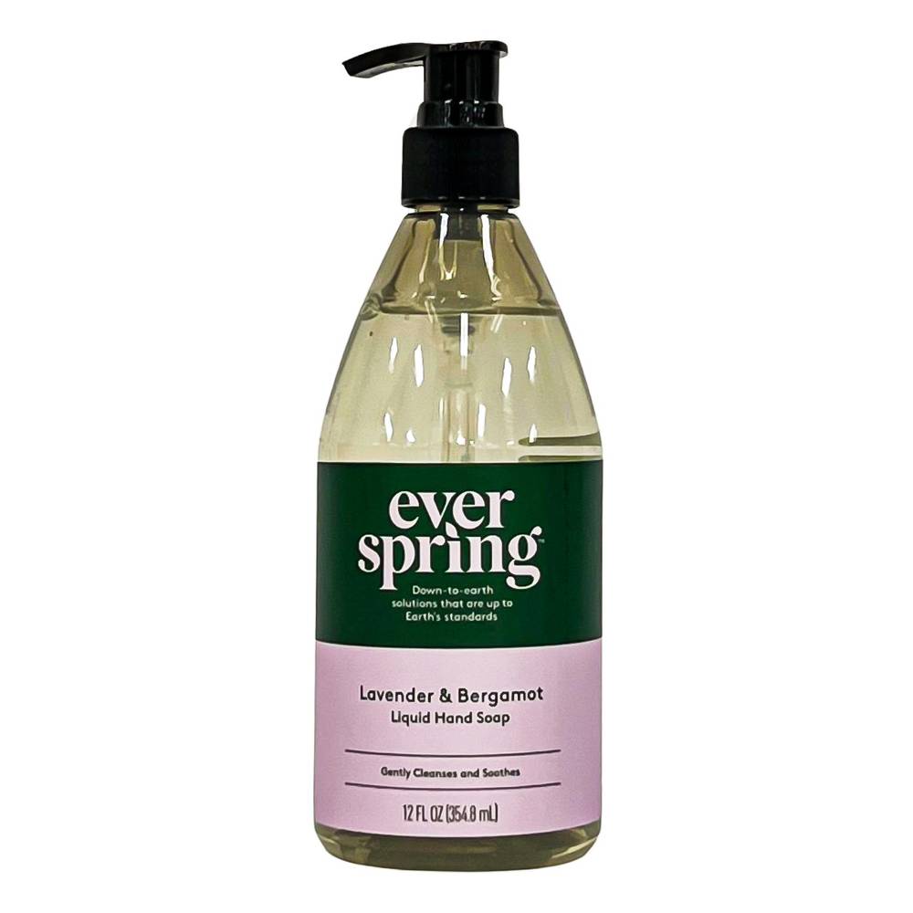 Everspring Liquid Hand Soap, Lavender - Bergamot (12 fl oz)