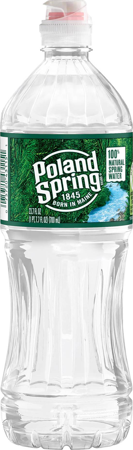 Poland Spring 100% Natural Spring Water (23.7 fl oz)