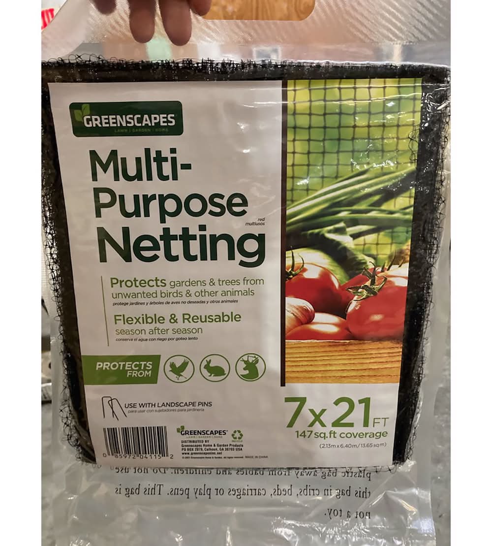 Greenscapes 21 Ft. L X 7 Ft. W Garden Netting