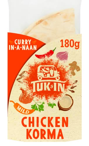 Tuk In Curry in a Naan Chicken Korma (180g)