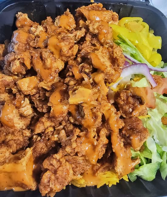 Nashville Hot Chicken Over Rice