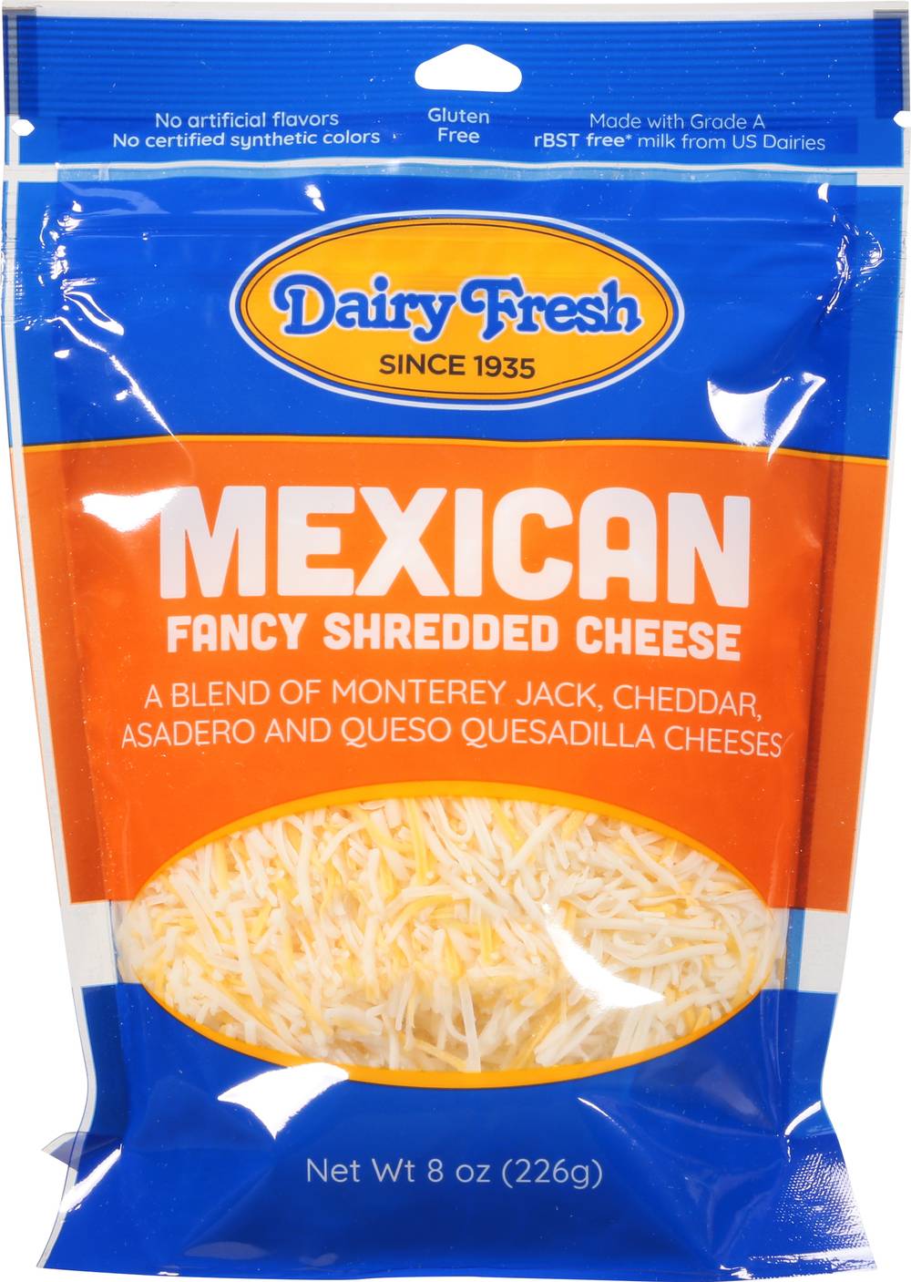 Dairy Fresh Mexican Fancy Shredded Cheese Delivery Near Me Order