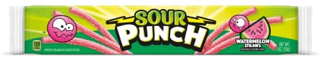 Sour Punch Straws® Watermelon Candy 2oz